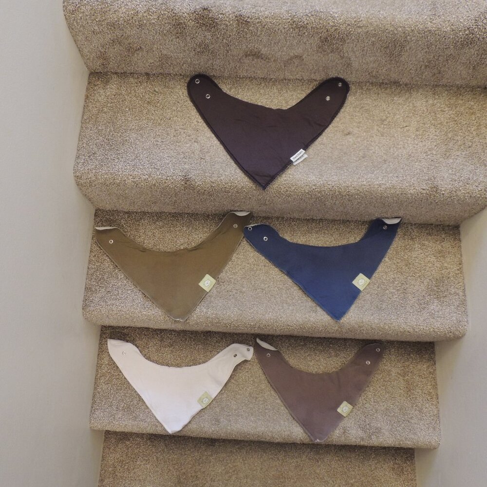 Organic cotton baby bandana drool bibs